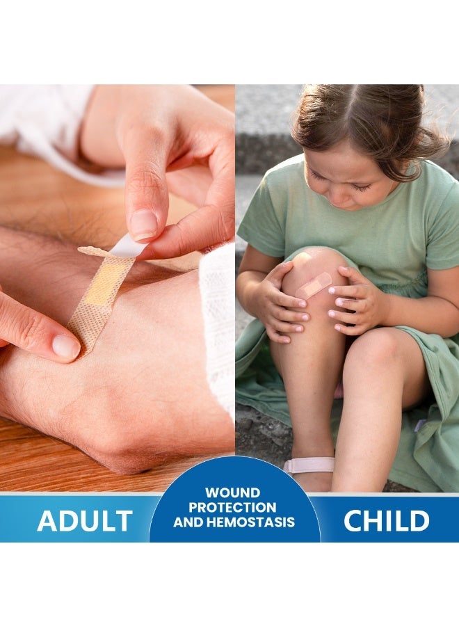 Sumifun 50Pcs disposable band-aid-used for first aid and wound care products, breathable protection helps prevent wound infection-home band-aid. - Image 2