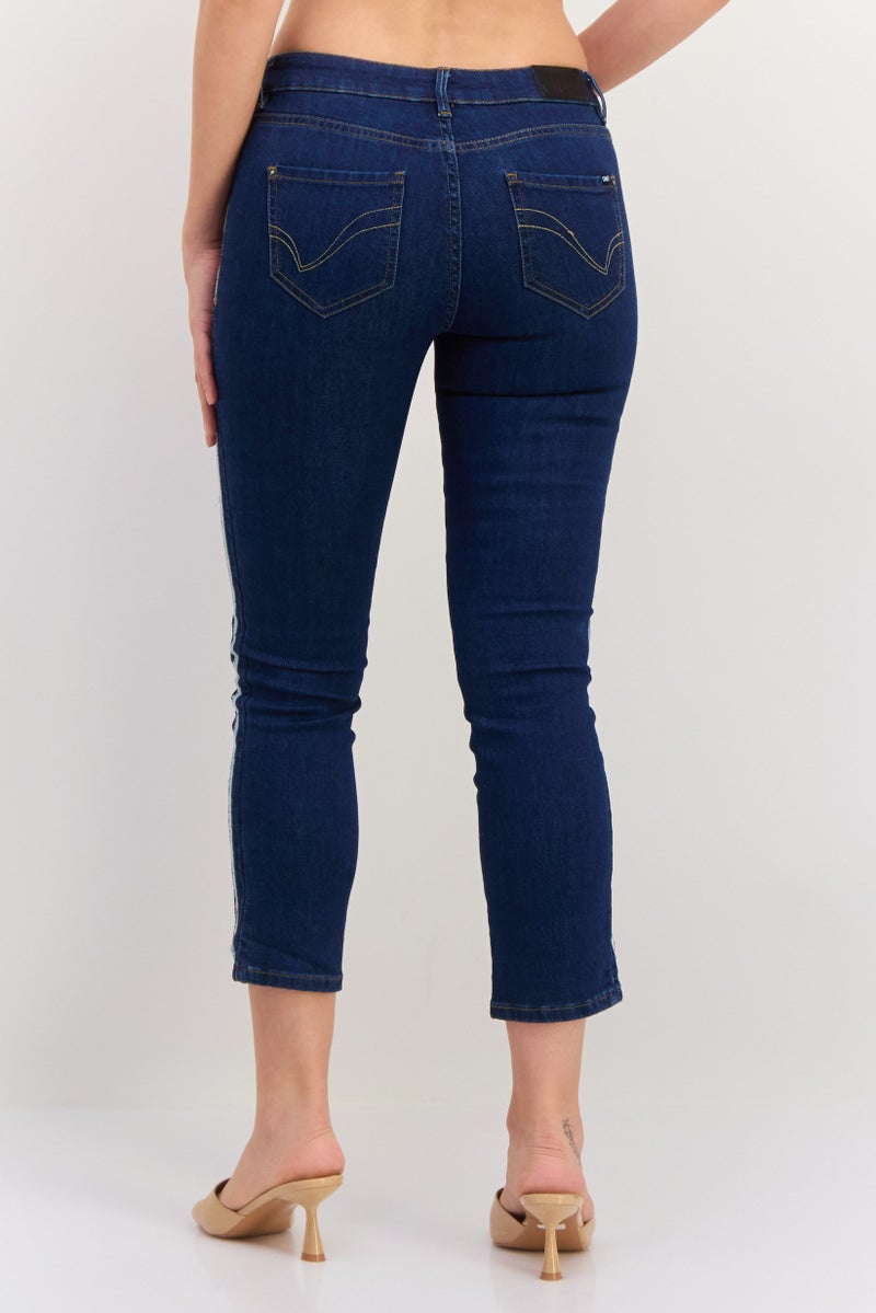 ONLY جينز دنيم نسائي بقصة مستقيمة وملائمة عادية، أزرق - Image 3