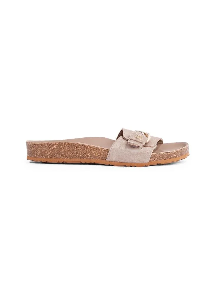 تومي هيلفيغر Soft Suede Adjustable Mule