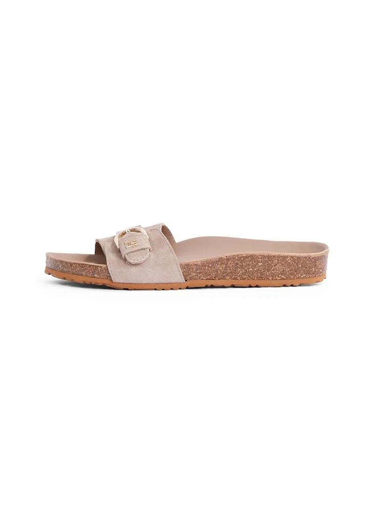 تومي هيلفيغر Soft Suede Adjustable Mule