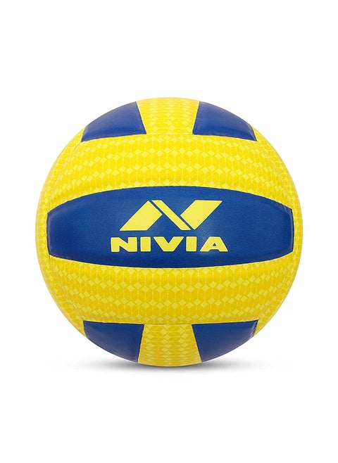 Airstrike PU Volleyball for Unisex | Size: 4 | Latex Bladder | Panels 18 | Ideal for Training/Match |Machine Stitched | Abrasion Resistant Cushion Rubber