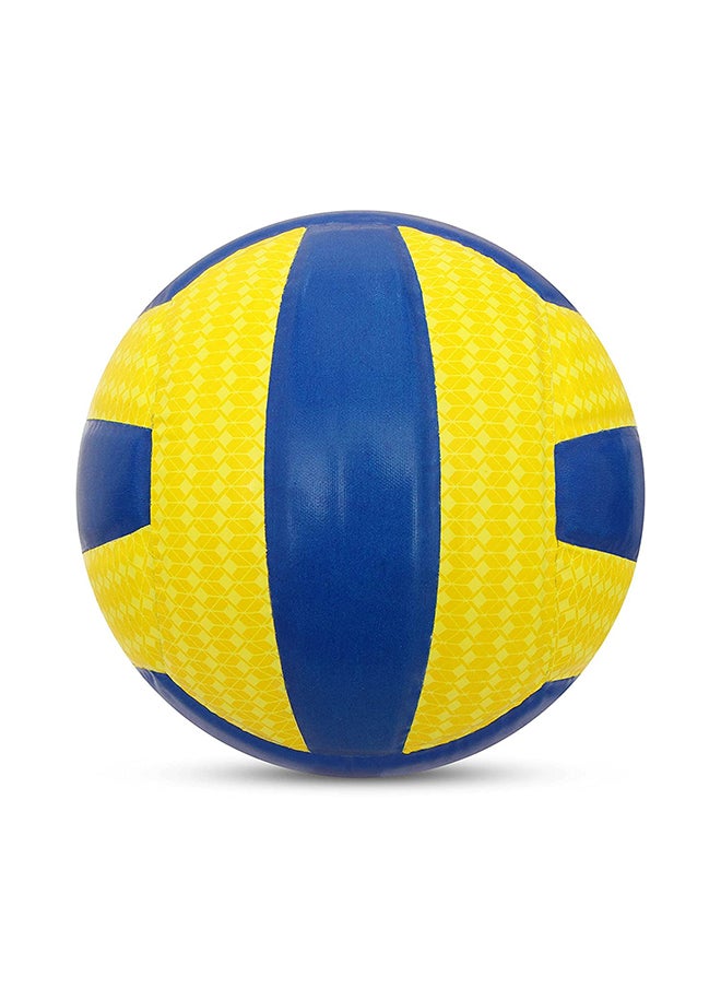 Airstrike PU Volleyball for Unisex | Size: 4 | Latex Bladder | Panels 18 | Ideal for Training/Match |Machine Stitched | Abrasion Resistant Cushion Rubber