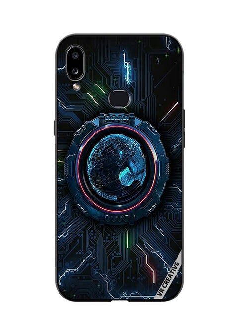Protective Case Cover For Samsung Galaxy A10s Rain meter Design  Multicolour