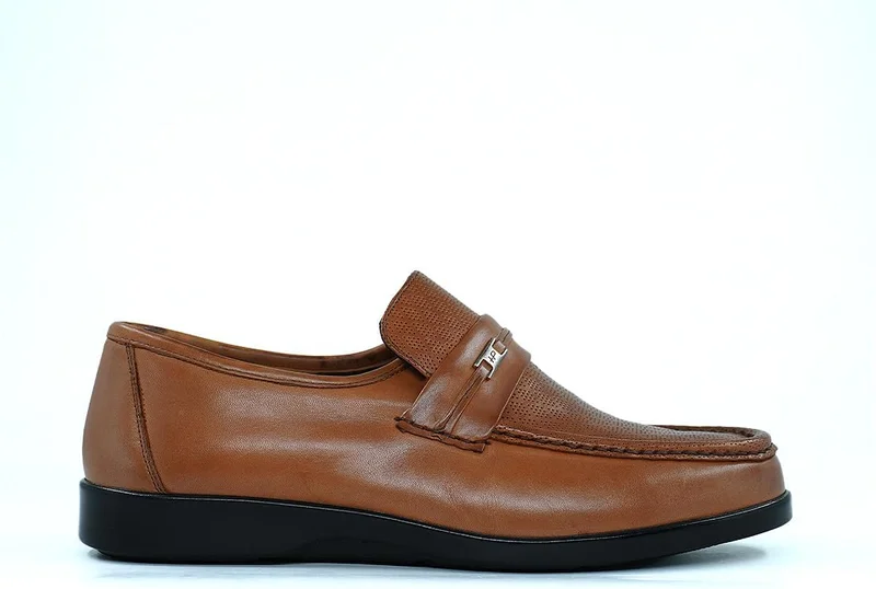 هاش بابيز HUSH PUPPIES Tan Leather Slip-On Shoes