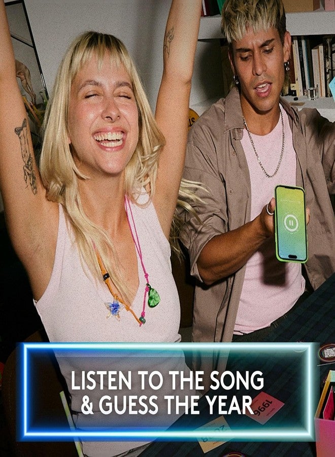 جامبو هيتستر - لعبة بطاقات مسابقة موسيقية أمريكية ممتعة، من 2 إلى 10 لاعبين - 300 من أفضل الأغاني الأمريكية - رائعة لأمسيات الألعاب للكبار والعائلات (النسخة الأمريكية) - Image 5