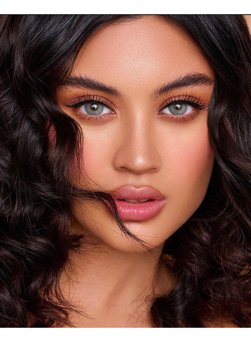 يواي عدسات لاصقة ملونة رمادية ماركة UYAAI قابلة للاستخدام لمدة سنة، عدسات تجميلية مناسبة للجنسين، عدسات فاشن قوية المبيعات، مع وعاء تحضير - Image 3