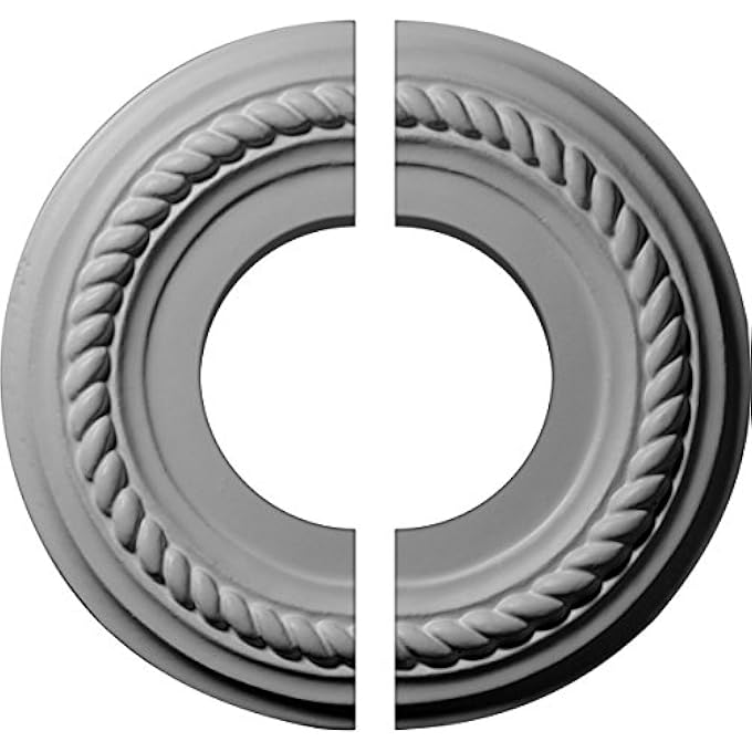 CM07AL2-03500 SMALL ALEXANDRIA CEILING MEDALLION, 7 7/8"OD X 3 1/2"ID X 3/4"P (FITS CANOPIES UP TO 4 5/8"), FACTORY PRIMED - Image 2