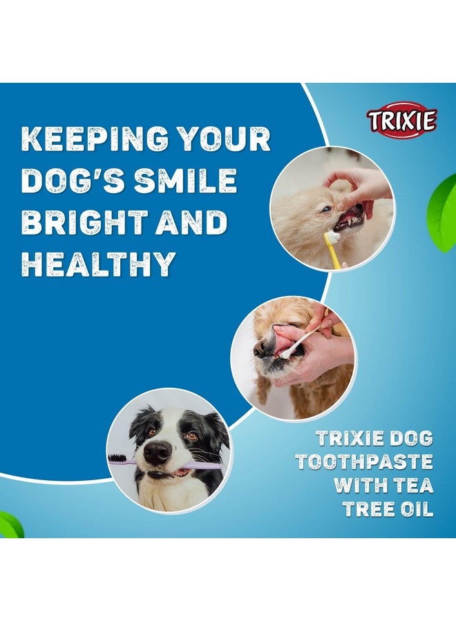 Trixie Tea Tree Oil Toothpaste, Oral & Dental Care For Dogs, Freshens Breath, Fights Plaque, 100 G (Pack Of 4) - Image 3