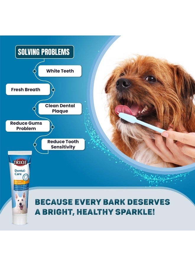Trixie Tea Tree Oil Toothpaste, Oral & Dental Care For Dogs, Freshens Breath, Fights Plaque, 100 G (Pack Of 4) - Image 5