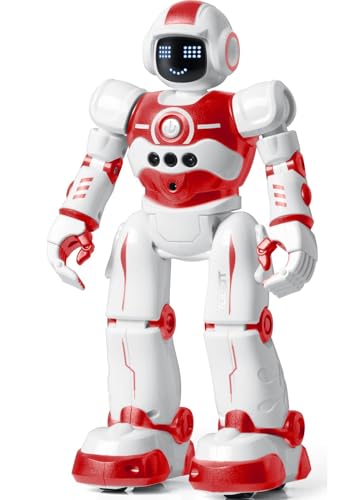 EduCuties Robot Toys for KidsProgrammable Remote Control Smart Walking Dancing Robot Toy with Gesture Sensing for Age 4 5 6 7 8 9 10 Year Old Boys Girls for Birthday PresentRed - Image 1