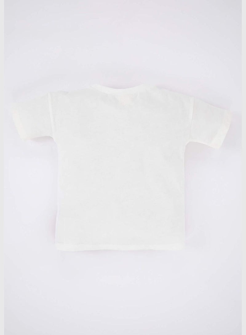 DeFacto BabyGirl Disney Bambi Licenced Bike Neck Knitted Short Sleeve Body - Image 5