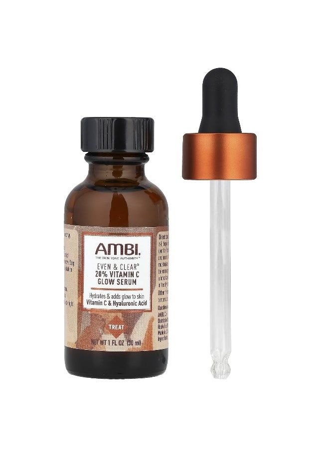 ambi AMBI, Even & Clear®, 20% Vitamin C Glow Serum, 1 fl oz (30 ml)  - Image 1