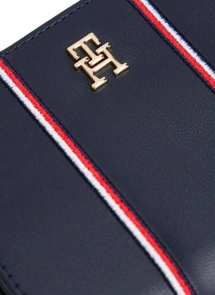 TOMMY HILFIGER  Icon Medium Zip Around Flap for Women | Best Price UAE