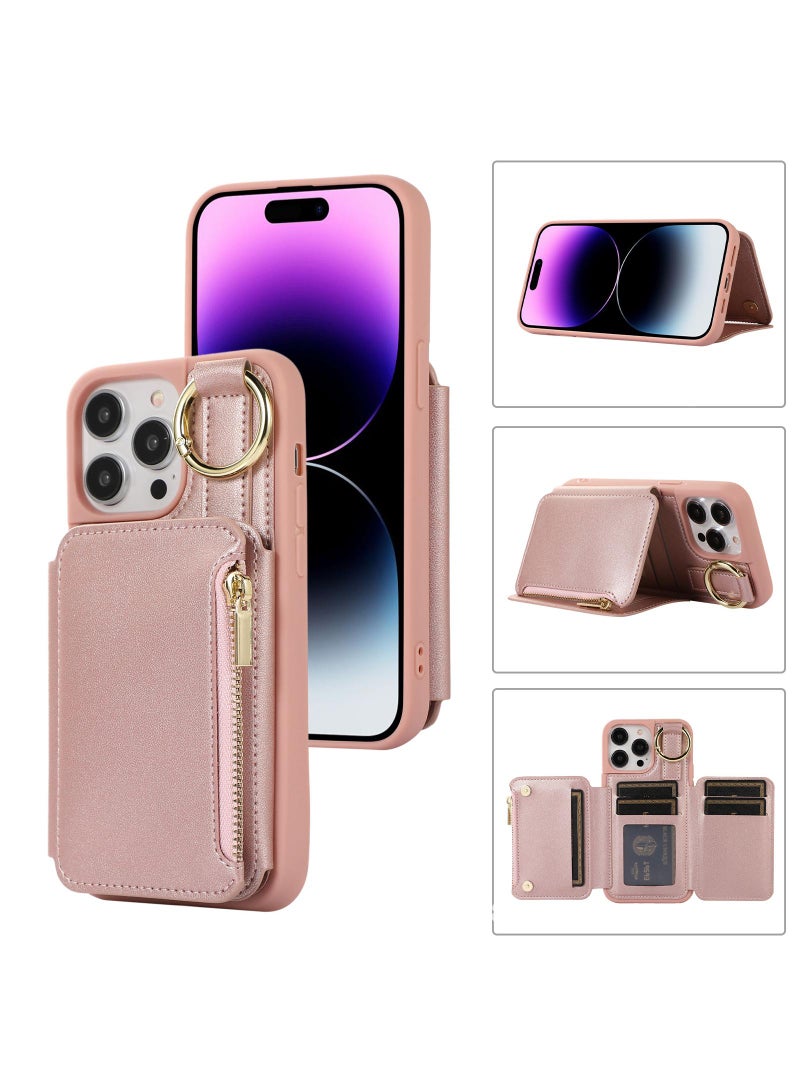 Y&D IPhone 15 Phone Case With Protective Case Lanyard Phone Case Leather Sticker Multi-Functional Phone Case Optional IPhone 15/IPhone 15 Pro/IPhone 15 Pro Max/IPhone 15 Plus - Image 1