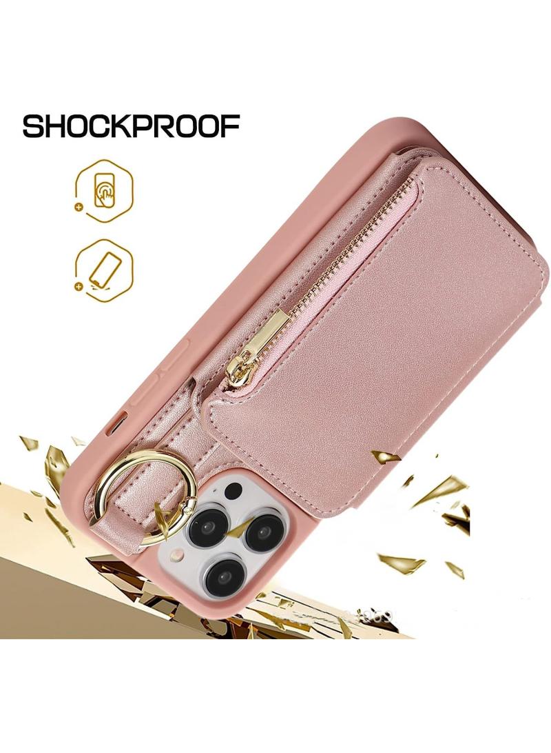 Y&D IPhone 15 Phone Case With Protective Case Lanyard Phone Case Leather Sticker Multi-Functional Phone Case Optional IPhone 15/IPhone 15 Pro/IPhone 15 Pro Max/IPhone 15 Plus - Image 4