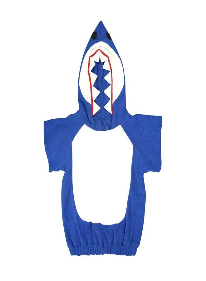EraSpooky Shark Short Hoodie for Kids Boys Toddler Shark Costume Halloween Animal Outfit Short Sleeve - Image 4