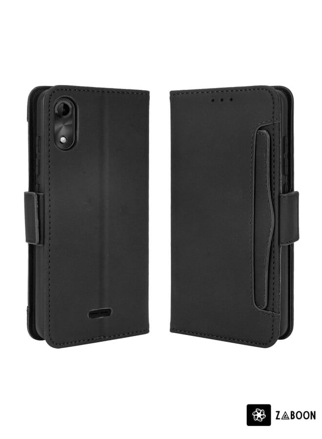 Zaboon Protective Case For Wiko Y51 / Sunny 5 Lite Skin Feel Calf Pattern Horizontal Flip Leather Case with Holder & Card Slots & Photo Frame - Image 1