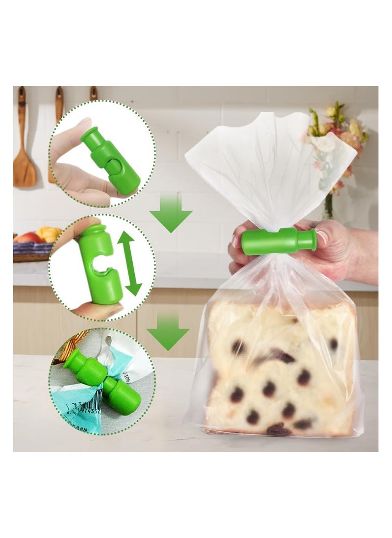 Generic - Bag Clips, Chip Clips Bag Clips Food Clips, 2024 New Squeeze Clips for Chips and Other Food Bags,Grip Sticks Bag Sealers,Snack Bread Closure Clip,Plastic Sealing Clip for Bread (Colorful, 6PC) - Image 1