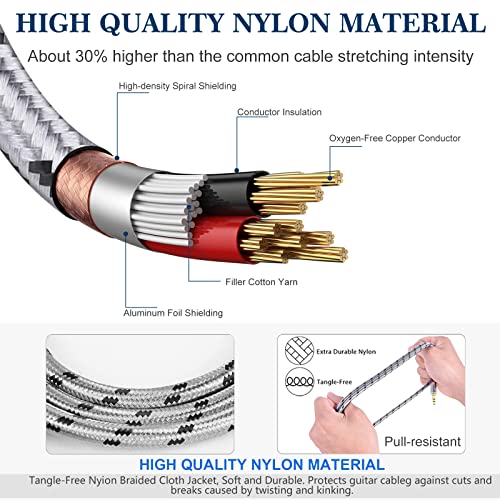 JOLGOO Dual XLR Female to 3.5 mm TRS Stereo Microphone Cable, 2 XLR Female to 1/8 inch TRS Stereo Y Splitter Patch Cable, 10 Feet - Image 3