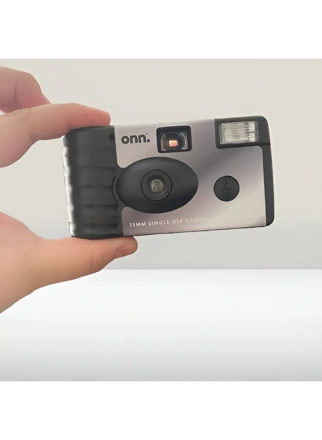 Onn Single-use 35mm Black Disposable Camera - Image 5