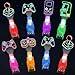 Oitnlaughter 36Pcs Video Game Party Favors Game LED Finger Lights Glow in the Dark Light Up Finger Lights Toys Bulk for Games Birthday Decorations Supplies Kids Goodie Bags Back to School Party Classroom Prizes - Image 2