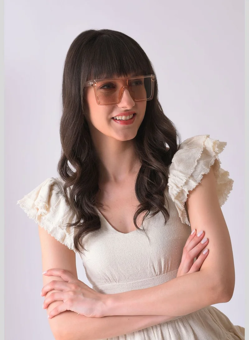 Haute Sauce Women Pink Lens Pink Wayfarer Sunglasses