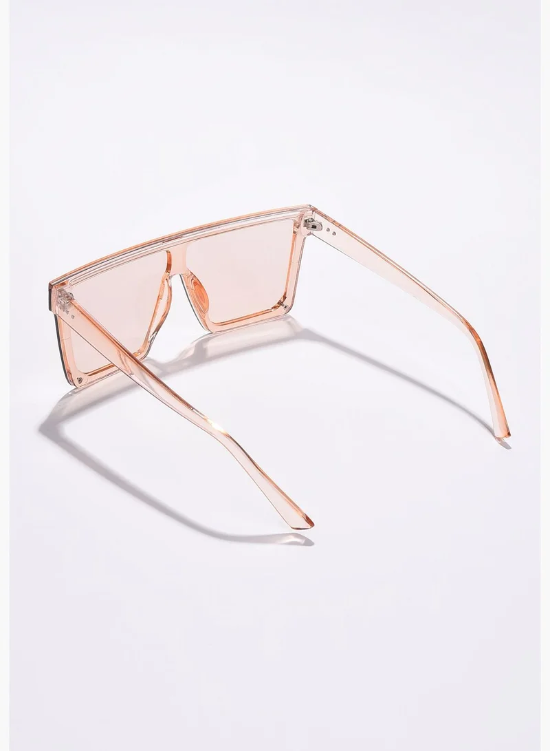 Haute Sauce Women Pink Lens Pink Wayfarer Sunglasses