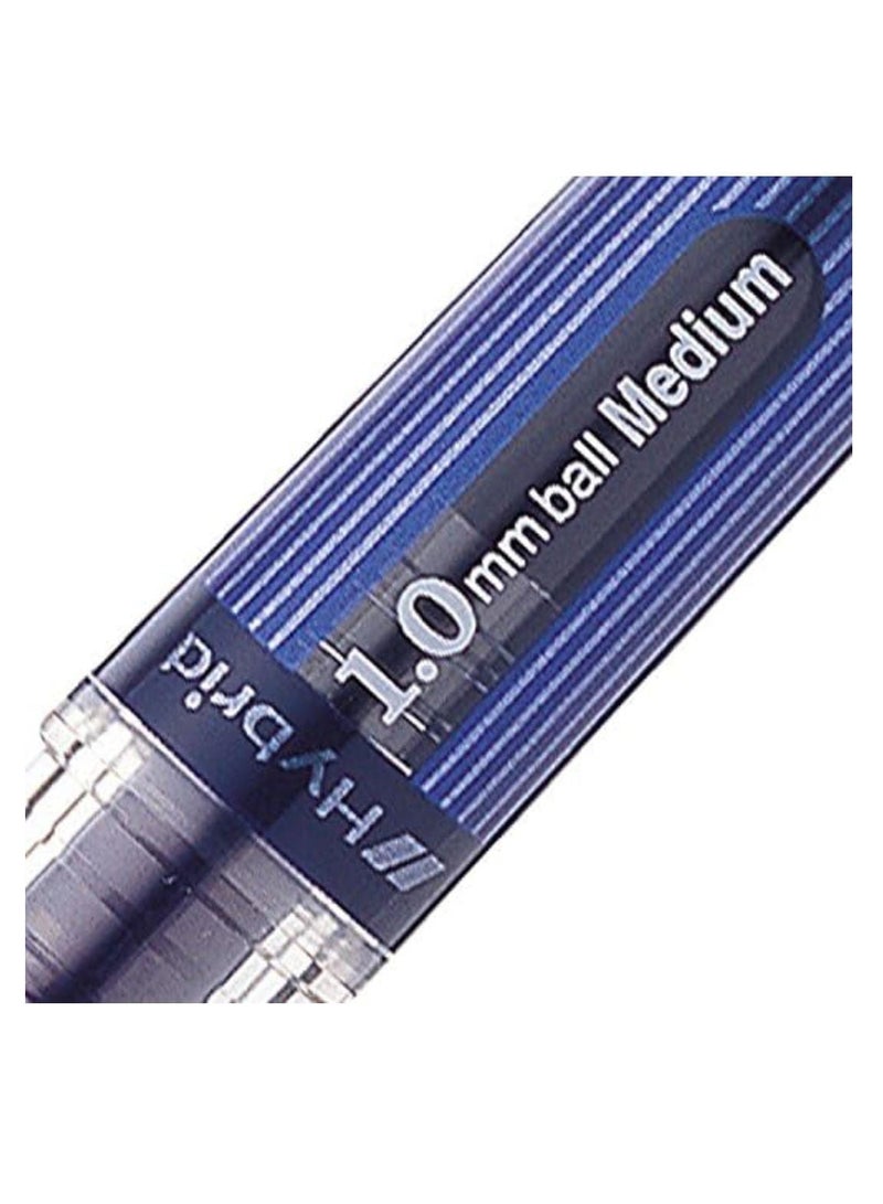 Pentel قلم حبر جل Hybrid Grip DX أزرق، عبوة من 12 قطعة - Image 5