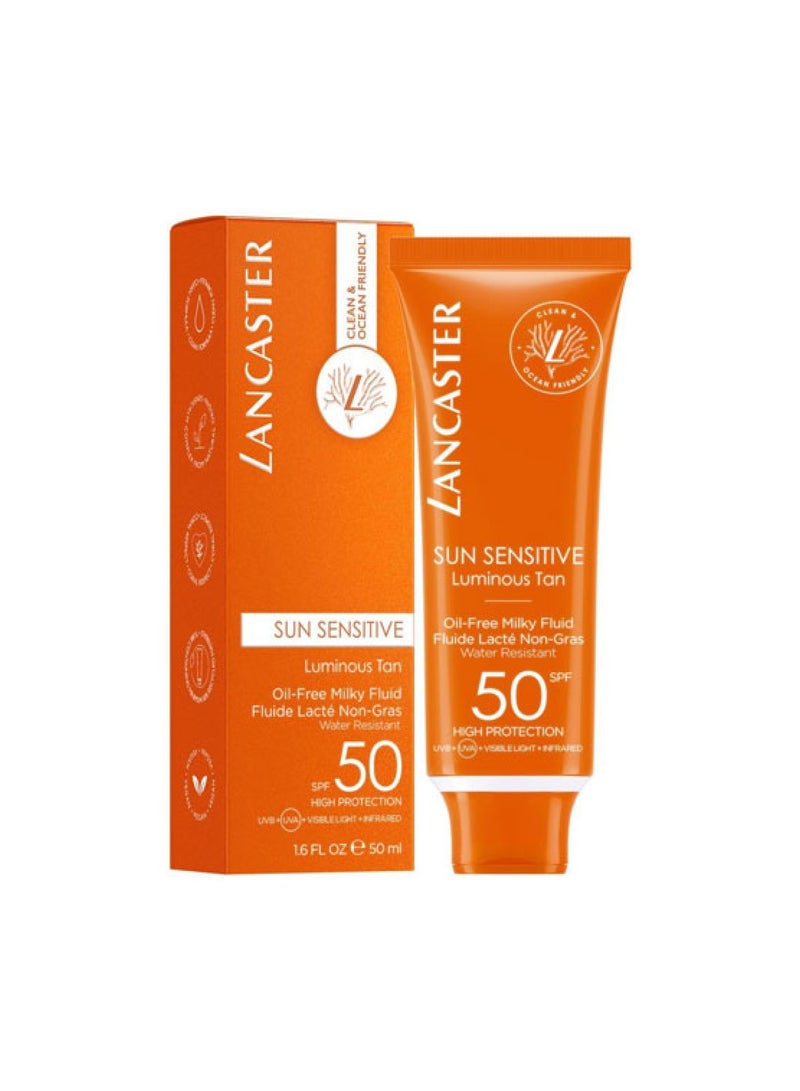Sun Sensitive Luminous Tan SPF50 Oil-Free Milky Fluid SPF50 50ml