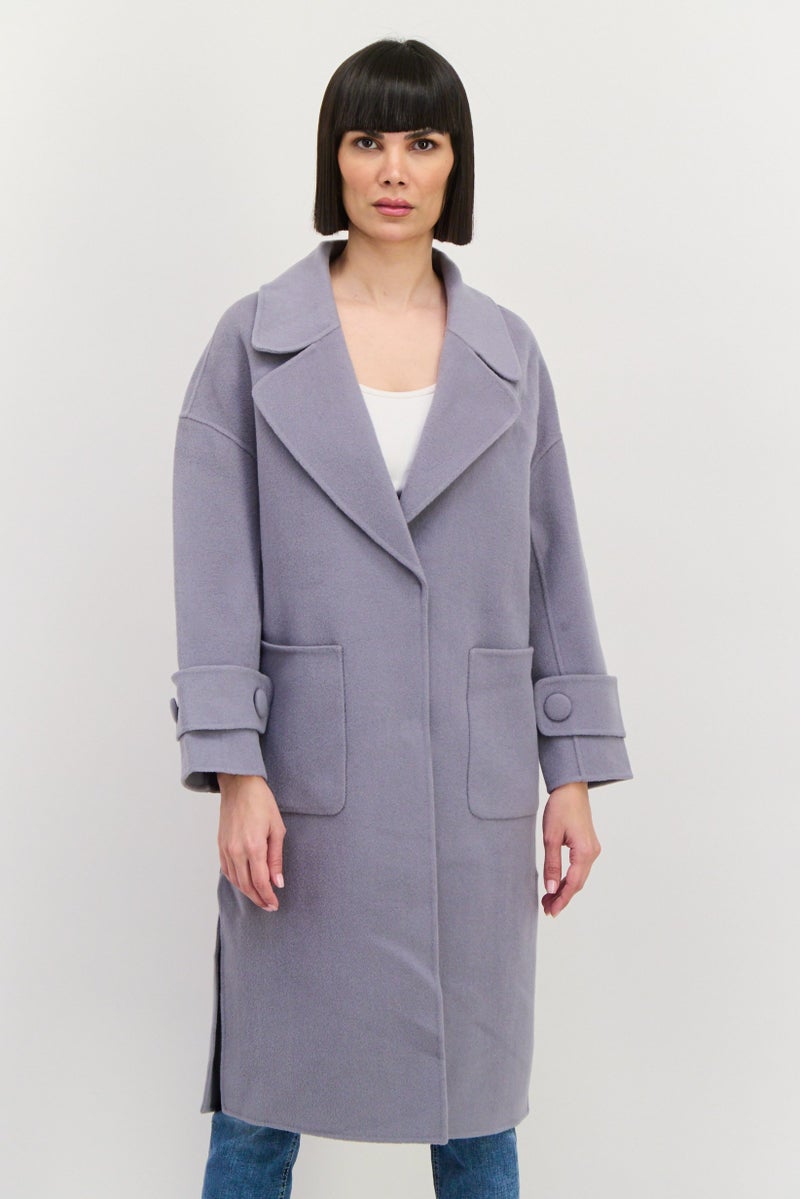 VERO MODA Women Heather Trench Coat, Grey  - Image 1