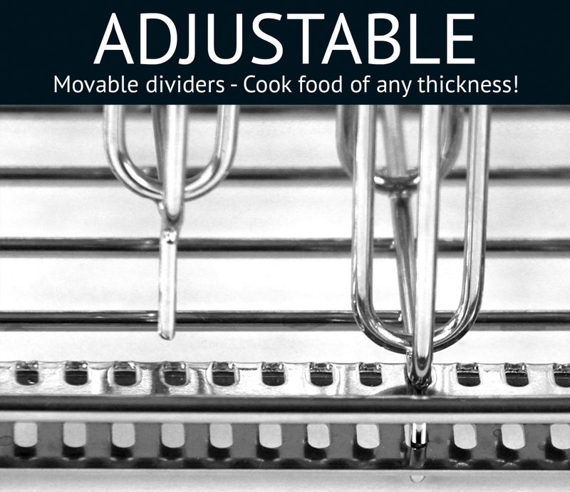 LIPAVI Sous Vide Rack - Model L15 - Adjustable, Collapsible, Ensures even warming - 316L Stainless Steel - Fits Lipavi C15 container - Image 3