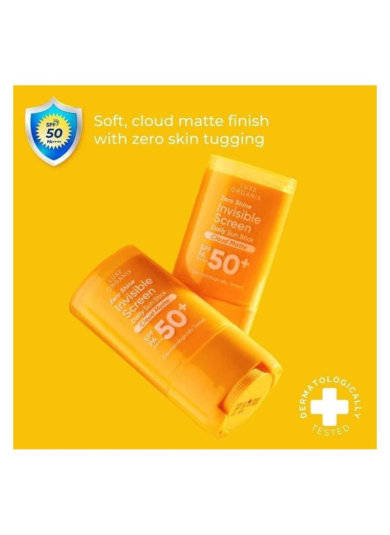 LUXE ORGANIX - Luxe organix zero shine invisible screen daily sun stick - Image 1