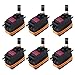 AEDIKO 6pcs MG996R Servo Motor Control 180 Angle Metal Gear Servo Digital High Speed Torque Servo Motor for Smart Car Robot Boat RC Helicopter - Image 2