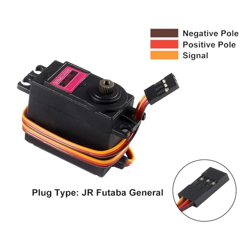 AEDIKO 6pcs MG996R Servo Motor Control 180 Angle Metal Gear Servo Digital High Speed Torque Servo Motor for Smart Car Robot Boat RC Helicopter - Image 5