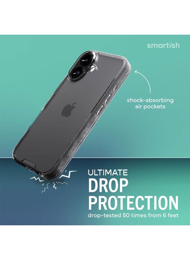 Smartish ® iPhone 17 Clear Case - Gripmunk [Lightweight + Protective] Anti-Yellowing Slim Case - Drop Tested Ultra Thin Grip Cover for Apple iPhone 17 - Clearly Clear - Image 2