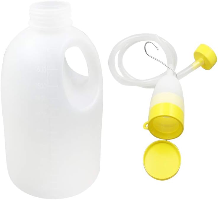 klarako 1700ML Men's Urine Bottle Portable Car Urinal Pee Bottle Emergency Toilet with Tube for Elderly Hospital Home Camping Car Travel - Image 1