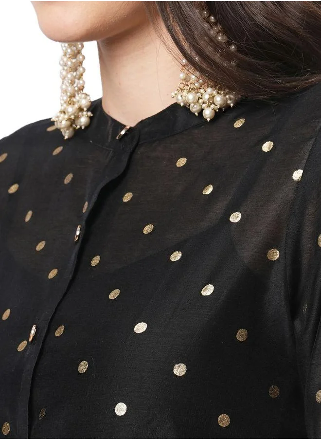 #Be Polka Dot Chanderi Kurti