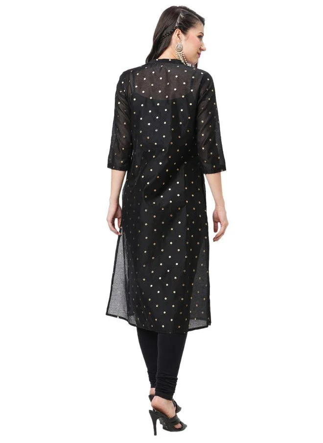 #Be Polka Dot Chanderi Kurti