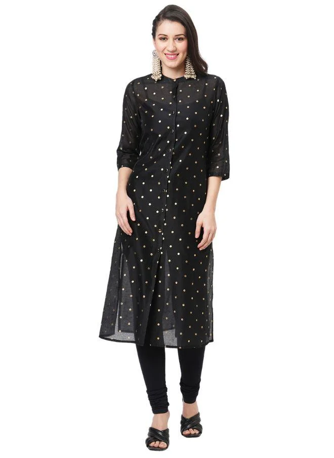 #Be Polka Dot Chanderi Kurti