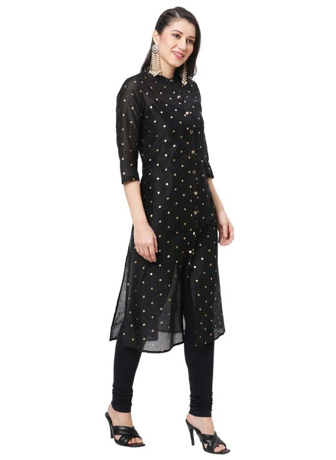 #Be Polka Dot Chanderi Kurti