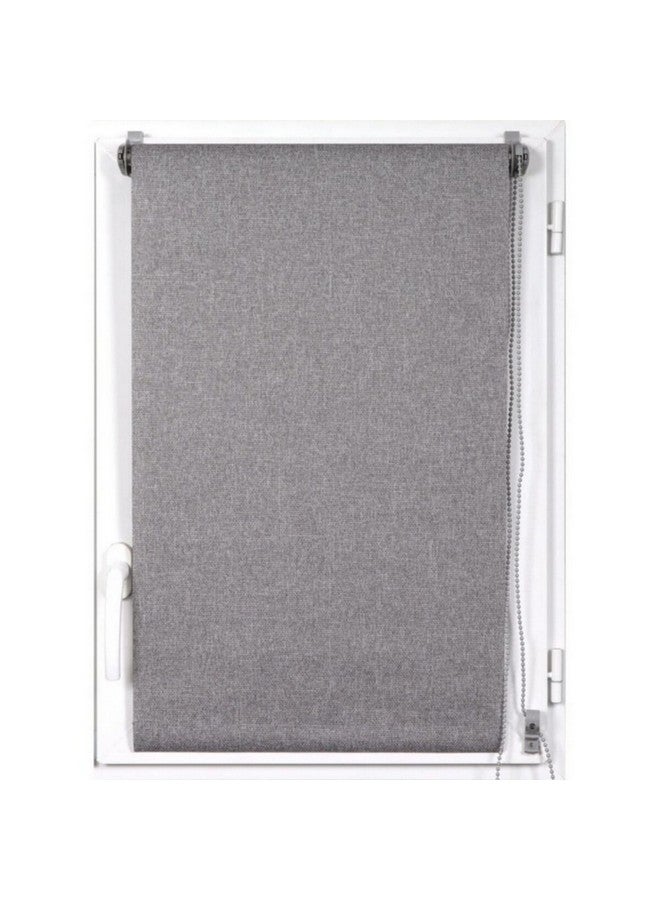 LUANCE Elegant Design Textured Blackout Roller Blinds Grey 90 x 180 cm 35269018093 - Image 1