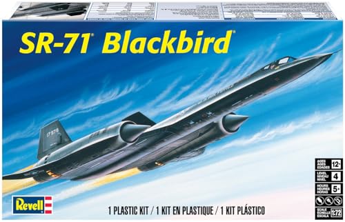 Revell 855810 SR71 Blackbird 172 Scale 66Piece Skill Level 4 Model Airplane Building Kit - Image 1