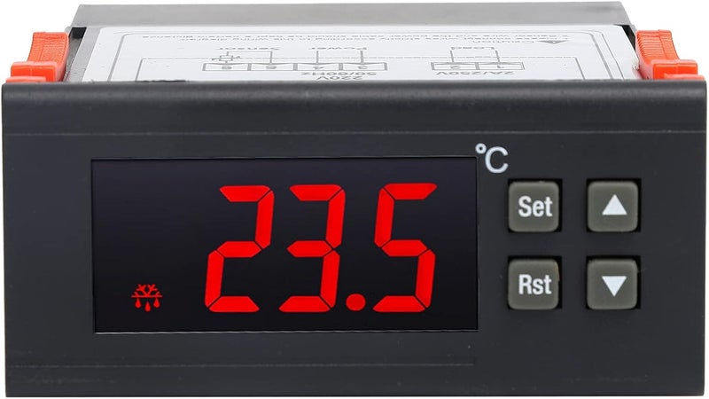 Zerodis Digital Temperature Controller, -10~100℃ Electronic Temperature Controller Display Intelligent Temperature for Pet and Breeding Freezer - Image 1