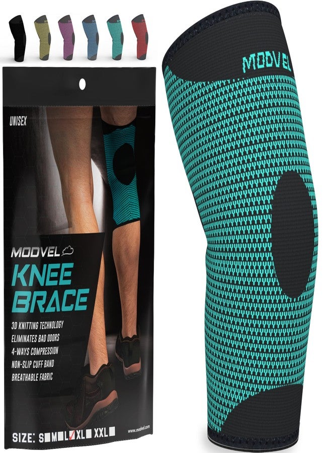 Modvel Professional Knee Brace | Knee Compression Sleeve Support | Medical Grade Knee Pads for Running, Meniscus Tear, ACL, Arthritis, Joint Pain Relief. - Image 1
