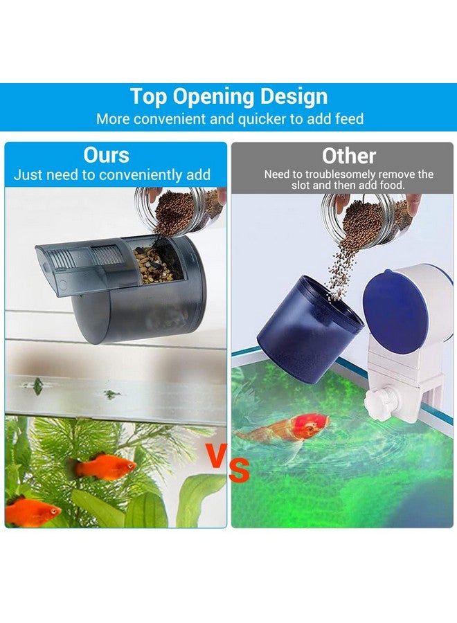 Qpets® Automatic Fish Feeder,Timer Turtle Food Fish Tank Accessories Aquarium Plastic Auto Feeder For Marine Aquariums Pond,11 Cm X 5 Cm X 15 - Image 5