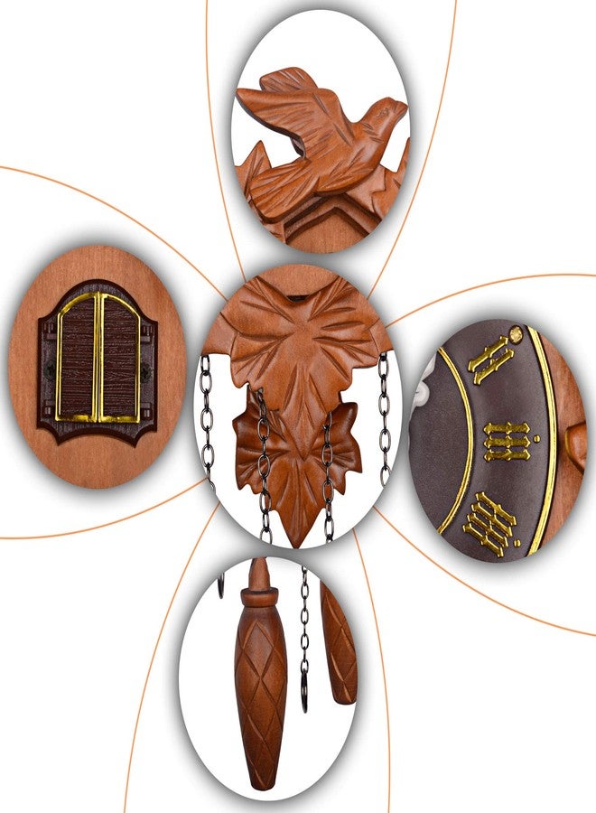 كيندال ساعة الوقواق الخشبية المصنوعة يدوياً من كيندال MX025 - Image 5