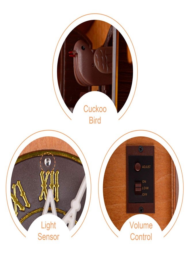 كيندال ساعة الوقواق الخشبية المصنوعة يدوياً من كيندال MX025 - Image 4