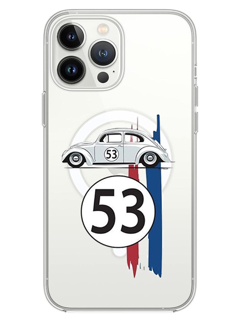Theodor Magnetic Case for iPhone 14 Pro 6.1-inch Compatible with MagSafe Wireless Charging, Shockproof Phone Bumper Cover Car 53 copy - Image 1