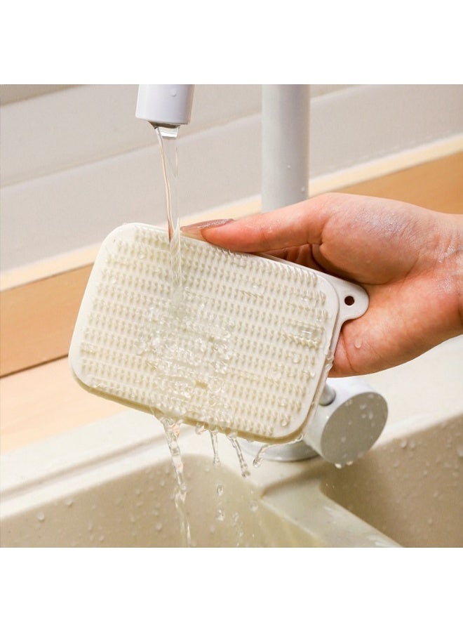 Flexible Vegetable and Fruit Cleaning Brush - Kitchen Brush for Potatoes & Sink Gaps - Image 3