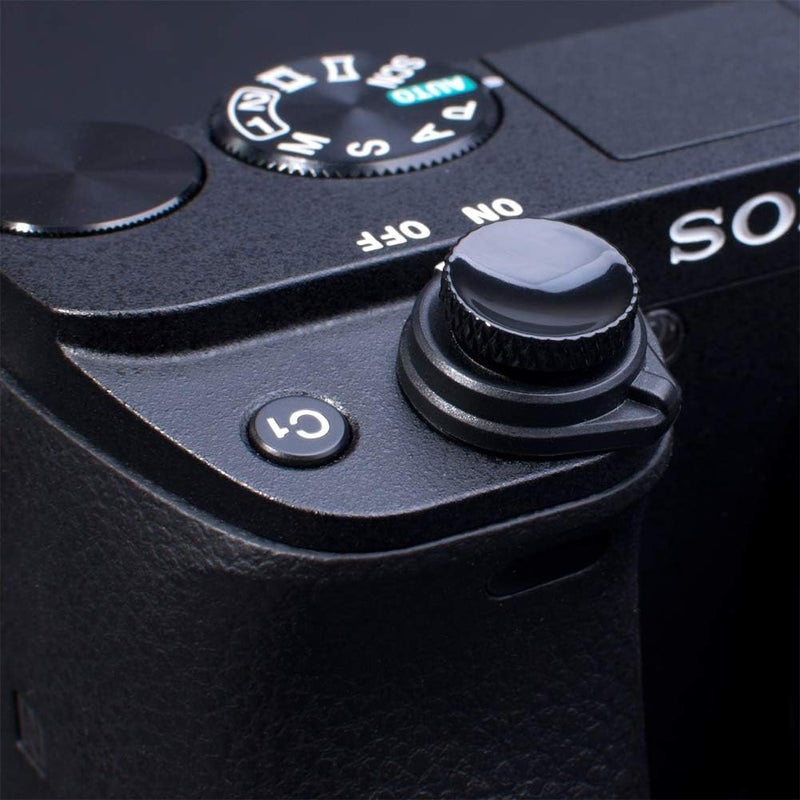 VKO Camera Soft Release Shutter Button Cap for GFX 50S 50R X-H1 X-T1 X-T200 X-T100 XF10 X-A7 X-A5 X-A20 X70 Flat Surface Cameras Shutter Button Black(2 Pack) - Image 3